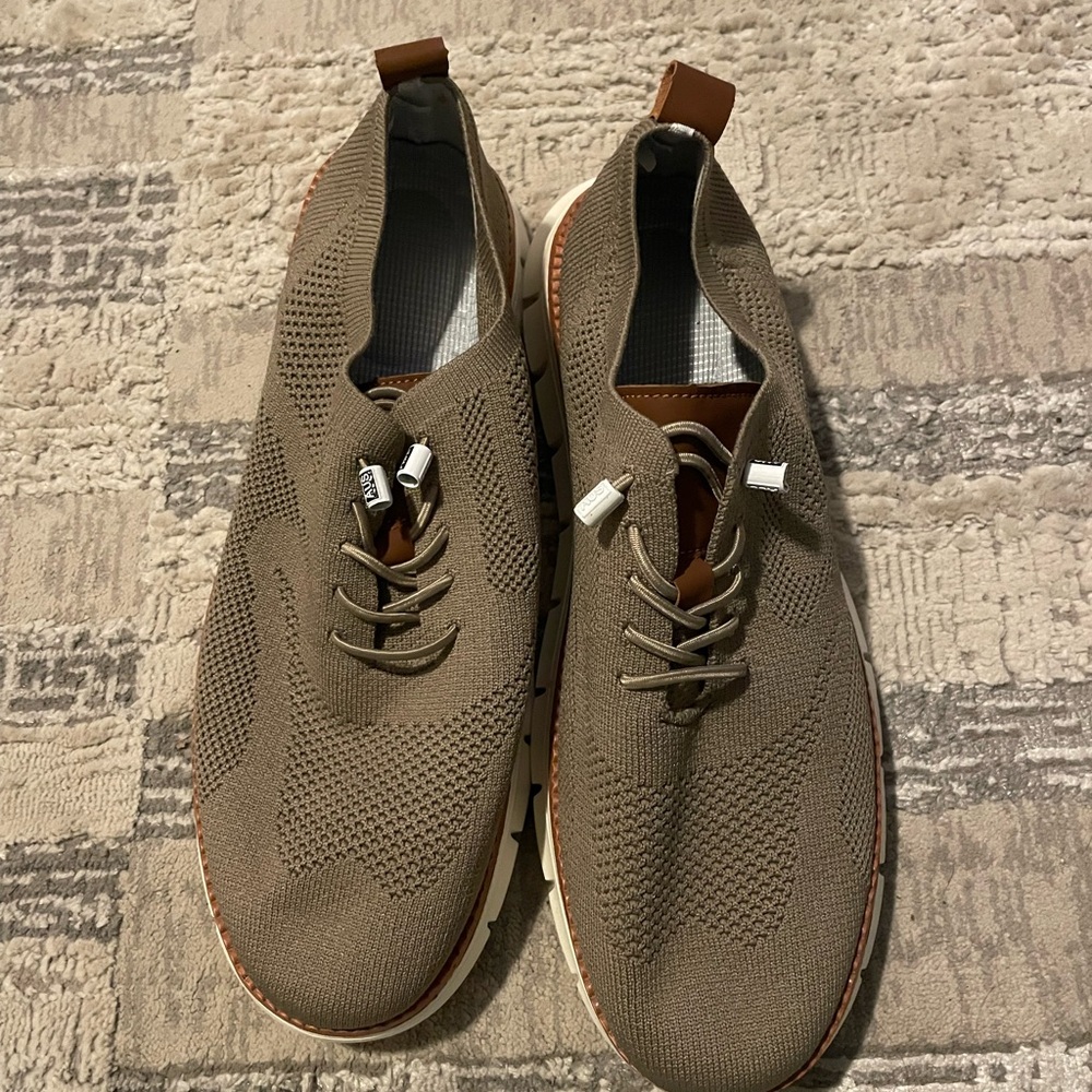 Theodore Willow Urban Men's Khaki Mesh Sneakers